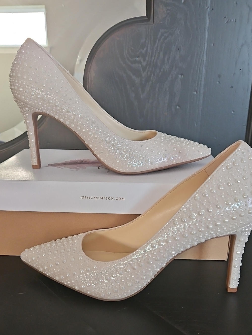 Jessica Simpson Pearl High Heels